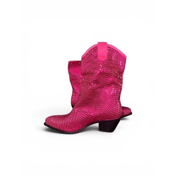 Azalea Wang Shoes - Azalea Wang Wellington Fuchsia Bootie, Sz 8.5, NWB